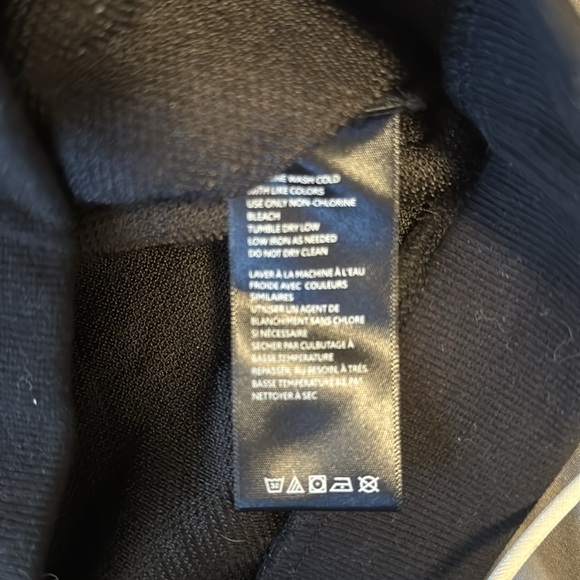 Urban Outfitters BDG Black Fleece Cropped Quarter-Zip Pullover w/ Balloon Sleeve - Picture 5 of 5